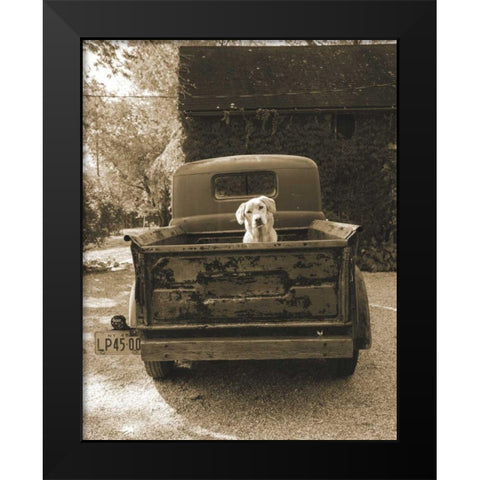 Get Out of Dodge Black Modern Wood Framed Art Print by Dratfield, Jim