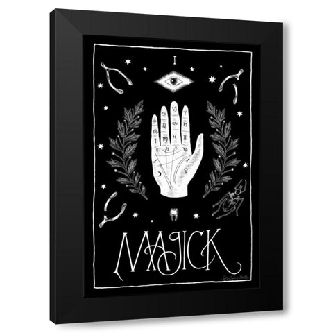 All Hallows Eve I Black Modern Wood Framed Art Print by Miller, Sara Zieve
