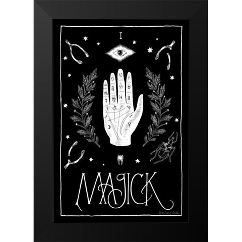 All Hallows Eve I Black Modern Wood Framed Art Print by Miller, Sara Zieve