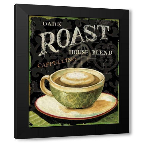 Today s Coffee III Black Modern Wood Framed Art Print by Audit, Lisa