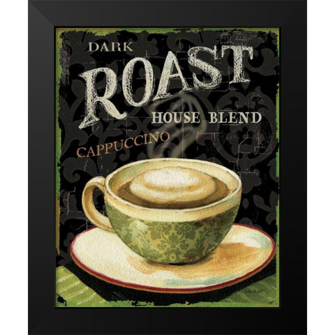 Today s Coffee III Black Modern Wood Framed Art Print by Audit, Lisa