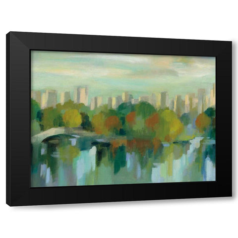 Manhattan Sketches VII Black Modern Wood Framed Art Print by Vassileva, Silvia