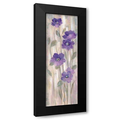 Spring Florals II Black Modern Wood Framed Art Print by Vassileva, Silvia