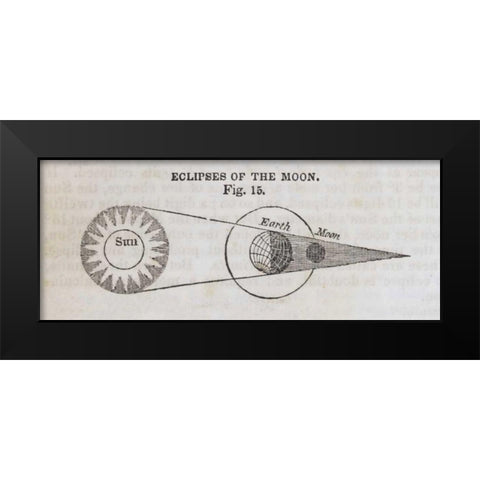 Geography of the Heavens IV Black Modern Wood Framed Art Print by Wild Apple Portfolio