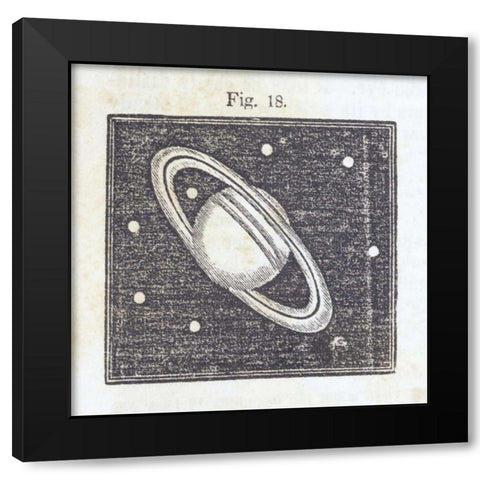 Geography of the Heavens V Black Modern Wood Framed Art Print by Wild Apple Portfolio