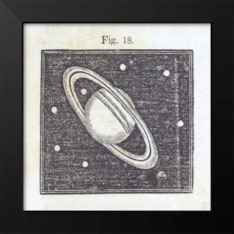 Geography of the Heavens V Black Modern Wood Framed Art Print by Wild Apple Portfolio