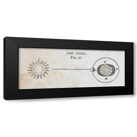 Geography of the Heavens VI Black Modern Wood Framed Art Print by Wild Apple Portfolio