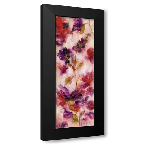Exuberant Florals III Black Modern Wood Framed Art Print with Double Matting by Vassileva, Silvia