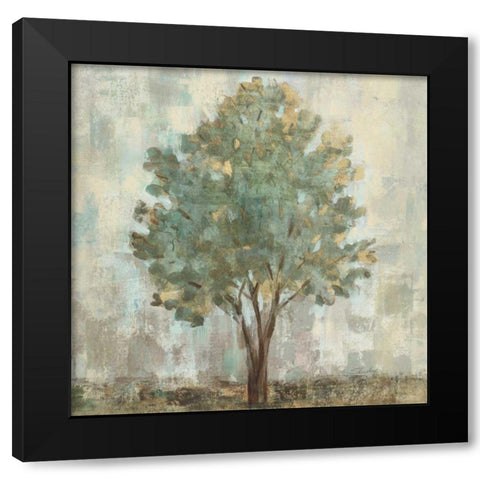 Verdi Trees II Black Modern Wood Framed Art Print by Vassileva, Silvia