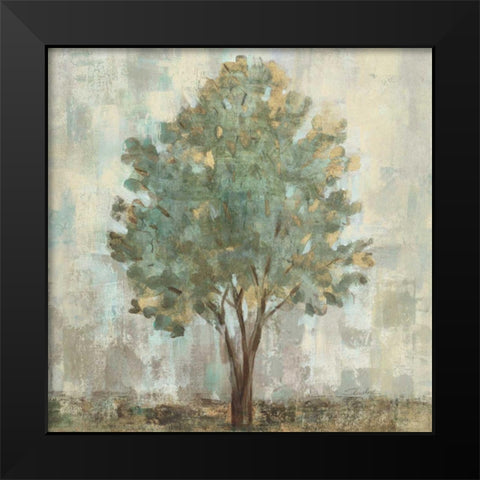 Verdi Trees II Black Modern Wood Framed Art Print by Vassileva, Silvia