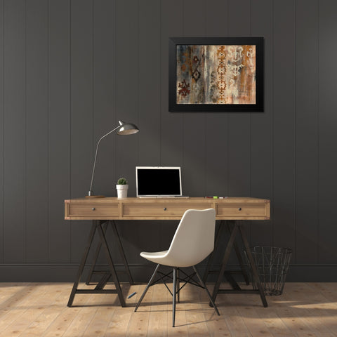 Southwest Design II Black Modern Wood Framed Art Print by Vassileva, Silvia