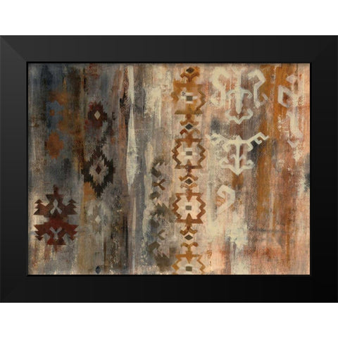 Southwest Design II Black Modern Wood Framed Art Print by Vassileva, Silvia