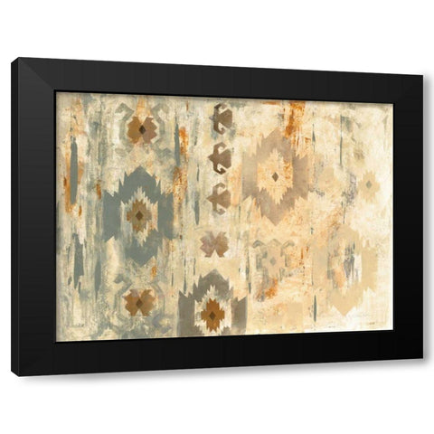 Southwest Design IV Black Modern Wood Framed Art Print with Double Matting by Vassileva, Silvia