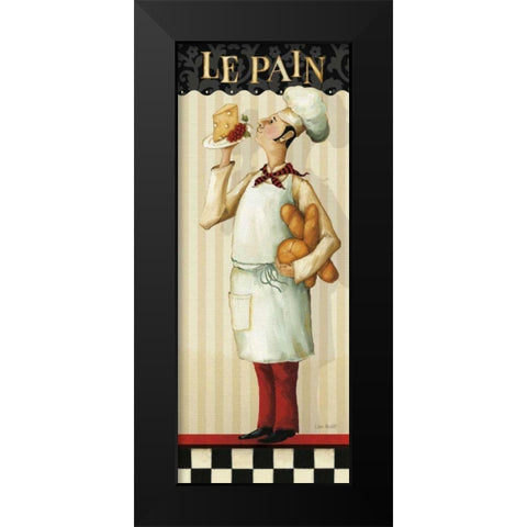 Chefs Masterpiece III Black Modern Wood Framed Art Print by Audit, Lisa