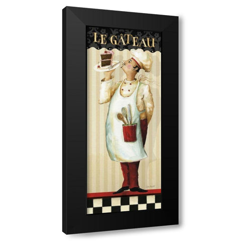 Chefs Masterpiece IV Black Modern Wood Framed Art Print with Double Matting by Audit, Lisa
