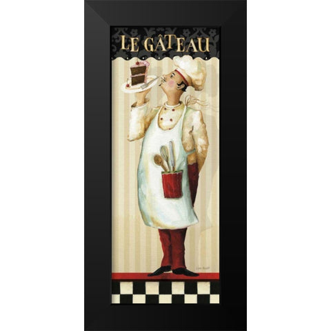 Chefs Masterpiece IV Black Modern Wood Framed Art Print by Audit, Lisa