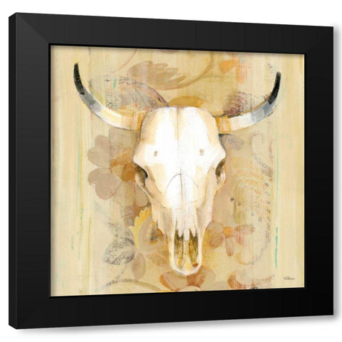 Hers Crop Black Modern Wood Framed Art Print with Double Matting by Hristova, Albena