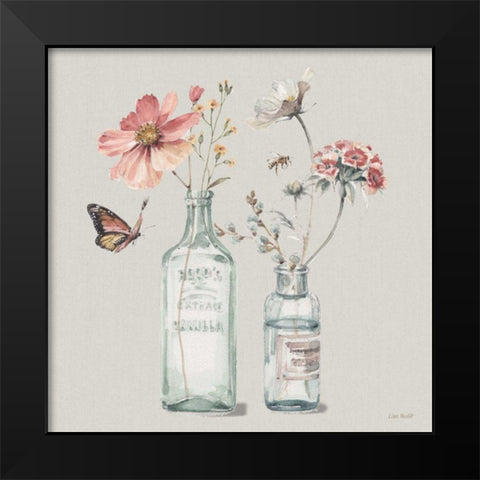 A Country Weekend X Gray Black Modern Wood Framed Art Print by Audit, Lisa