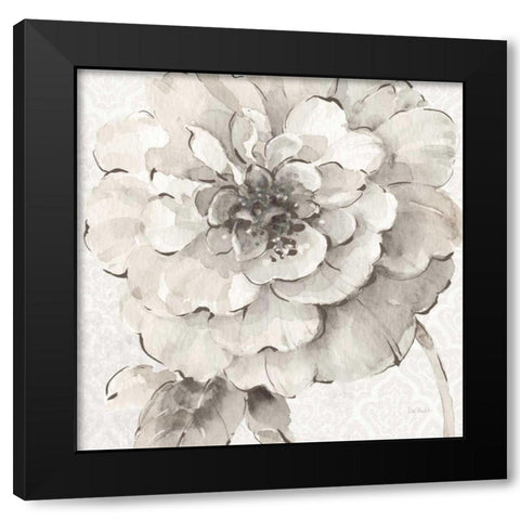 Indigold VII Gray Black Modern Wood Framed Art Print with Double Matting by Audit, Lisa