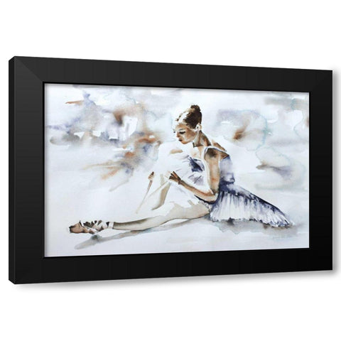 Dress Rehearsal Black Modern Wood Framed Art Print by Valle, Aimee Del