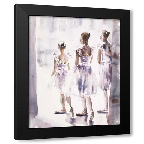 In The Wings Black Modern Wood Framed Art Print by Valle, Aimee Del