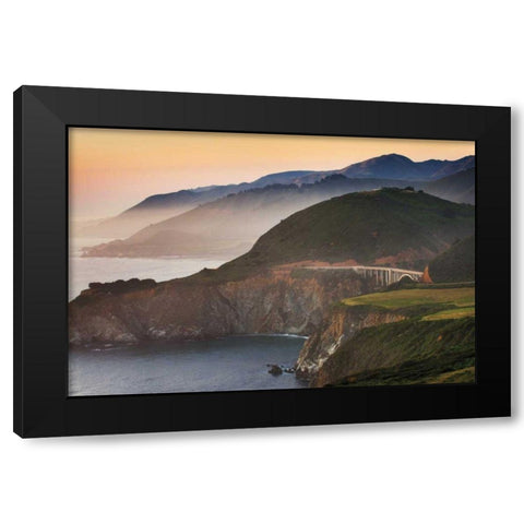 Big Sur I Black Modern Wood Framed Art Print with Double Matting by Majchrowicz, Alan
