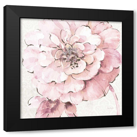 Indigold VII Pink Black Modern Wood Framed Art Print with Double Matting by Audit, Lisa
