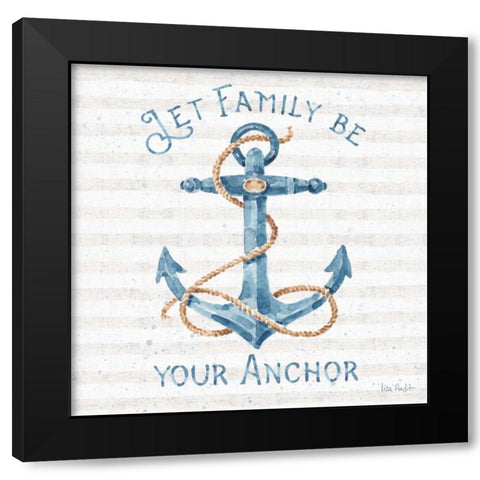 Nautical Life IV Black Modern Wood Framed Art Print with Double Matting by Audit, Lisa