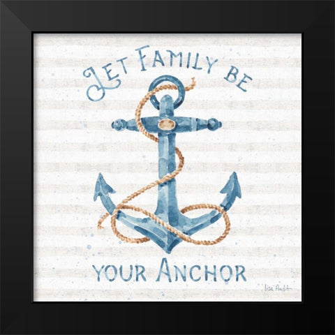 Nautical Life IV Black Modern Wood Framed Art Print by Audit, Lisa