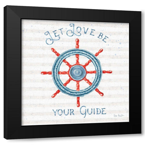 Nautical Life V Black Modern Wood Framed Art Print with Double Matting by Audit, Lisa