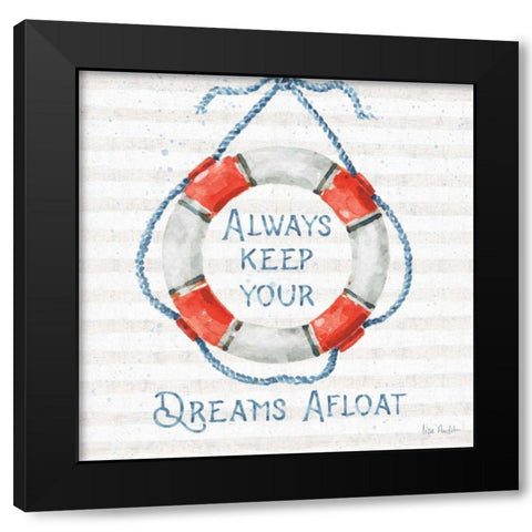 Nautical Life VI Black Modern Wood Framed Art Print with Double Matting by Audit, Lisa