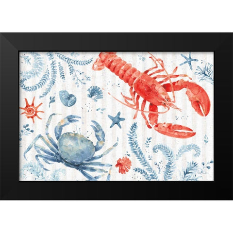 Nautical Life VIII Black Modern Wood Framed Art Print by Audit, Lisa