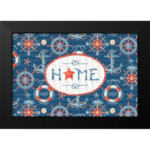 Nautical Life XIII Black Modern Wood Framed Art Print by Audit, Lisa
