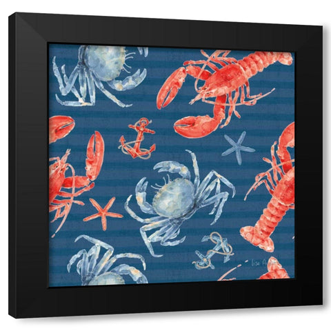 Nautical Life Step 05B Black Modern Wood Framed Art Print with Double Matting by Audit, Lisa