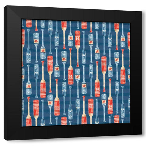Nautical Life Step 06B Black Modern Wood Framed Art Print with Double Matting by Audit, Lisa