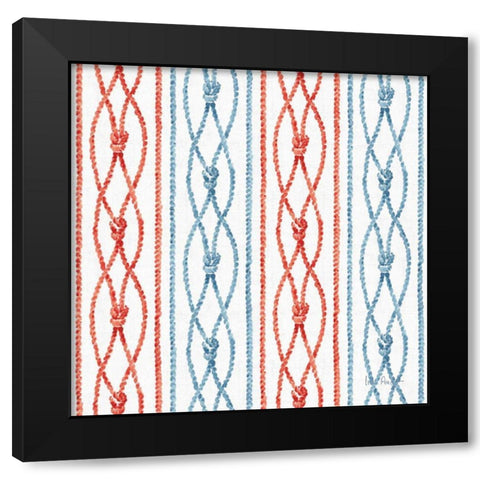 Nautical Life Step 08A Black Modern Wood Framed Art Print with Double Matting by Audit, Lisa