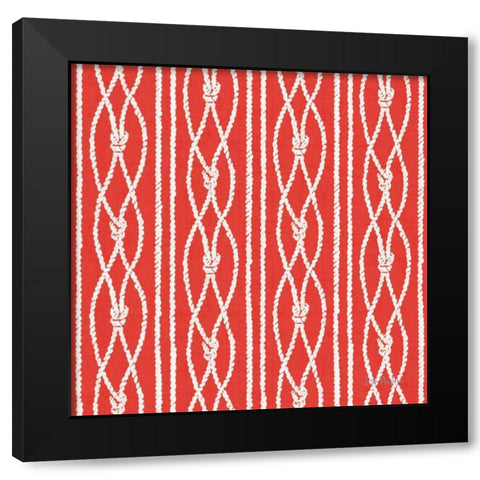 Nautical Life Step 08B Black Modern Wood Framed Art Print with Double Matting by Audit, Lisa