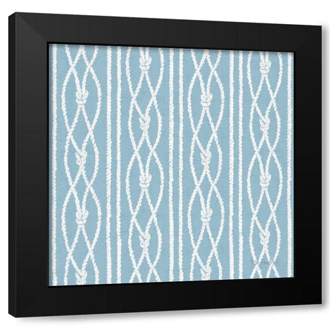Nautical Life Step 08C Black Modern Wood Framed Art Print with Double Matting by Audit, Lisa