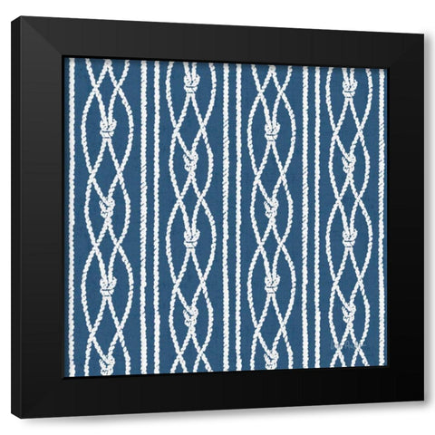 Nautical Life Step 08D Black Modern Wood Framed Art Print with Double Matting by Audit, Lisa