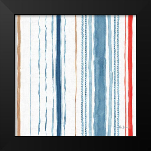 Nautical Life Step 10 Black Modern Wood Framed Art Print by Audit, Lisa