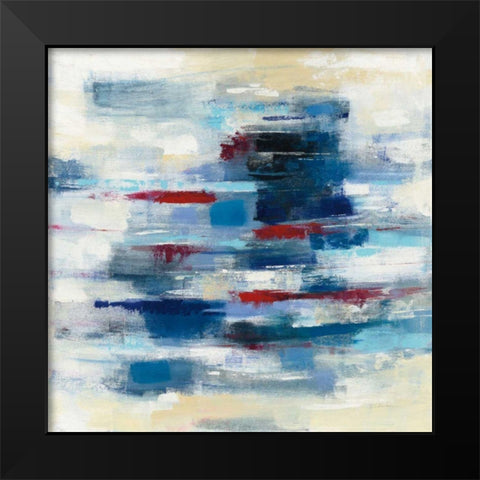 Spinnaker Black Modern Wood Framed Art Print by Vassileva, Silvia