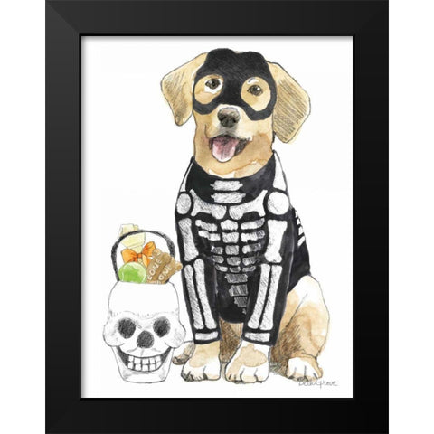 Halloween Pets VII Black Modern Wood Framed Art Print by Grove, Beth