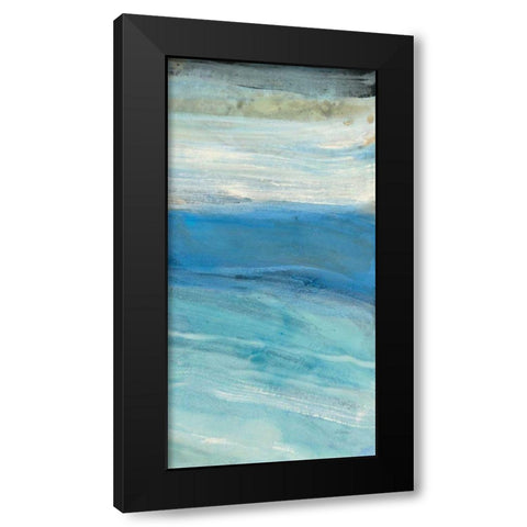 From the Shore IV Black Modern Wood Framed Art Print with Double Matting by Hristova, Albena