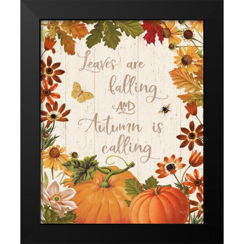 Fall Garden III v2 Black Modern Wood Framed Art Print by Pertiet, Katie