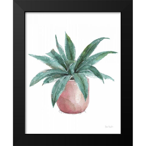 Mixed Greens Succulent I Black Modern Wood Framed Art Print by Audit, Lisa