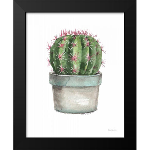 Mixed Greens Succulent II Black Modern Wood Framed Art Print by Audit, Lisa