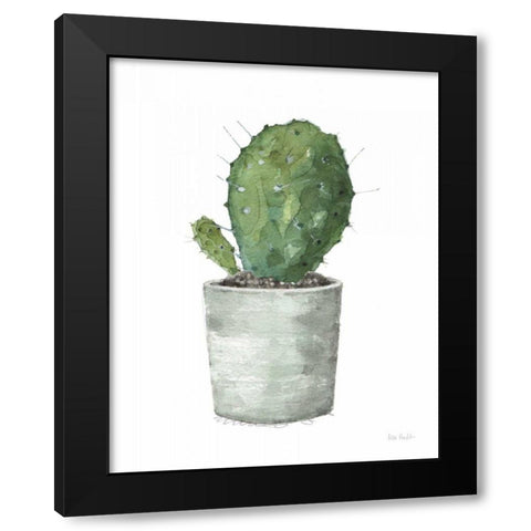 Mixed Greens Succulent VI Black Modern Wood Framed Art Print with Double Matting by Audit, Lisa