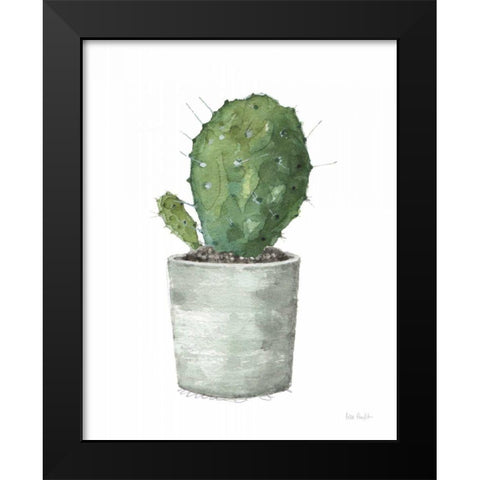 Mixed Greens Succulent VI Black Modern Wood Framed Art Print by Audit, Lisa