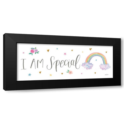 Magical Friends V Black Modern Wood Framed Art Print by Jackson, Jenaya
