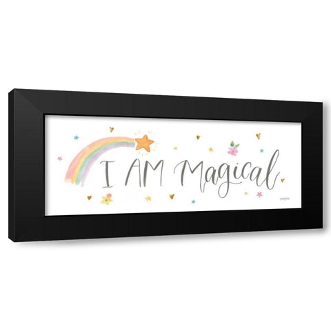 Magical Friends VI Black Modern Wood Framed Art Print by Jackson, Jenaya